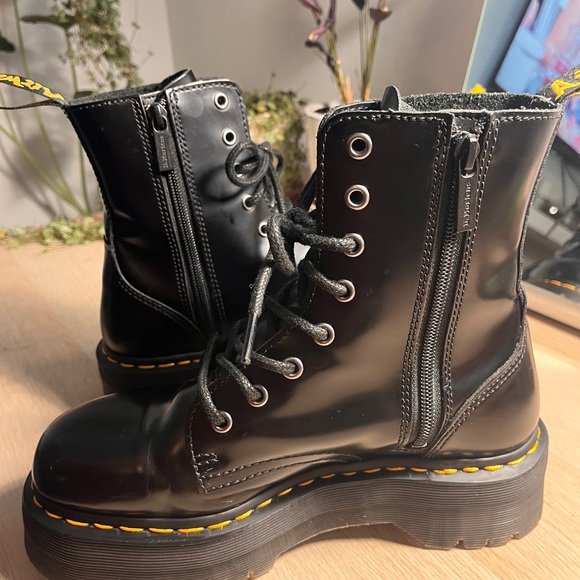 JADON BOOT SMOOTH LEATHER PLATFORMS - Picture 8 of 9